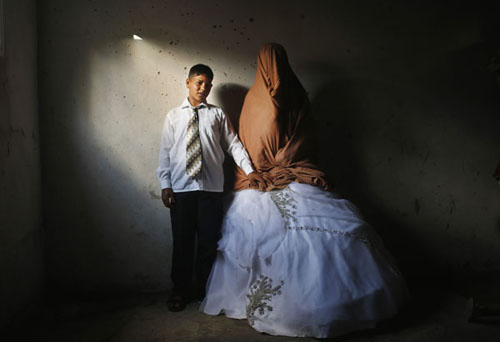 Một lễ tảo hôn ở Gaza ảnh 6